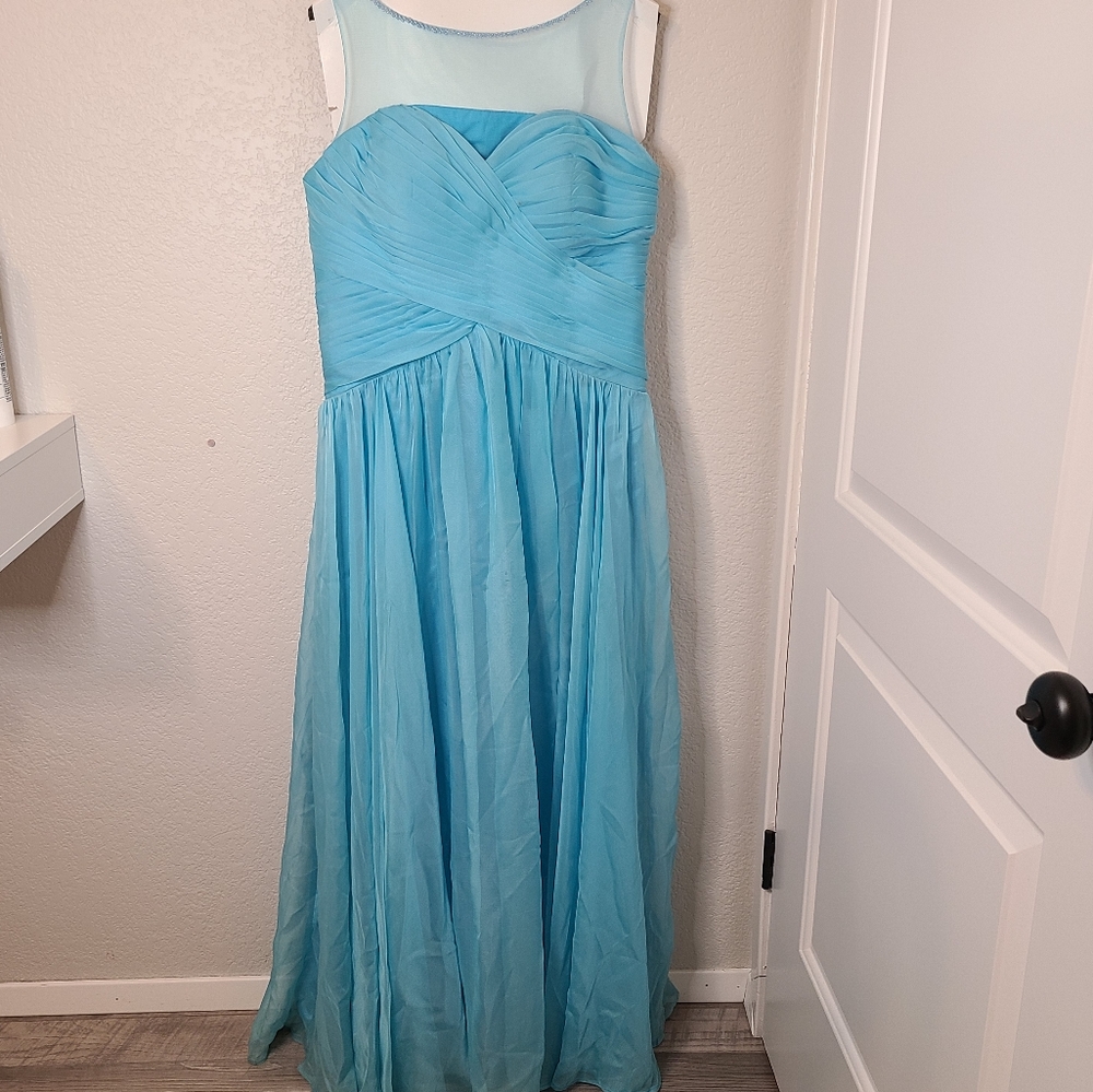 Baby Blue Party Dress Size 16